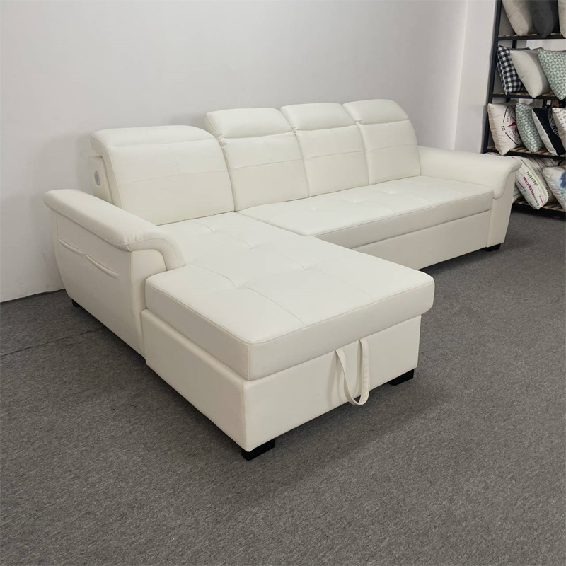 Sectional Sofa with Wireless Charging