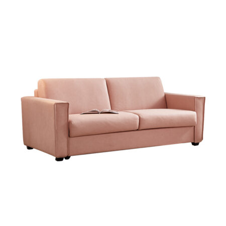 Pink Sleeper Sofa Bed Leather for Game Room Kanapes Krevati #B37