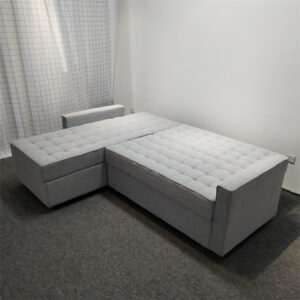 Adjustable Backrest Modular Sofa Bed With Two Large Storage Folding Sofa Cama