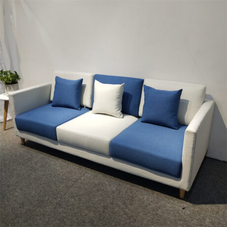 Fabric Sofa With Ottoman