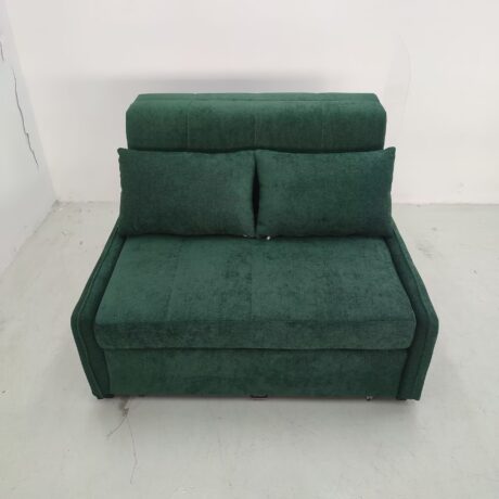Compact and Functional King Single Green Sofa Bed with Hidden Storage